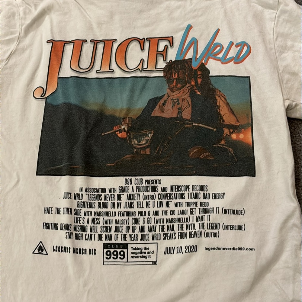Juice Wrld “Legends Never Die” Merch